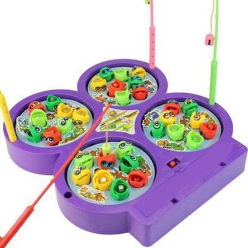 Tenmar Fishing Catching Game With Music FOR KIDS Party & Fun Games Board Game Party & Fun Games Board Game  (Multicolor)
