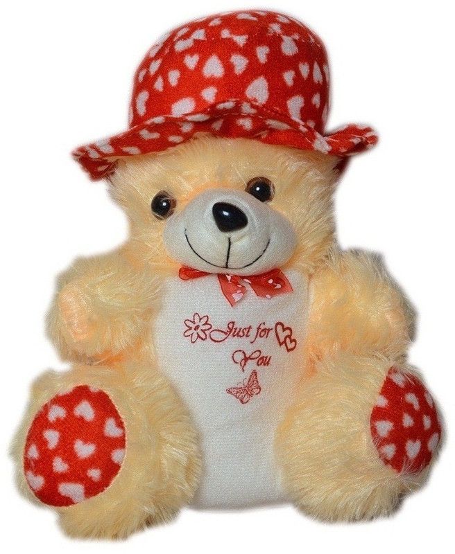 SPORTSHOLIC Soft Toy Yellow Teddy Bear 25 cm(10 inch approx) Washable For Kids Girls - 25 cm  (Multicolor)