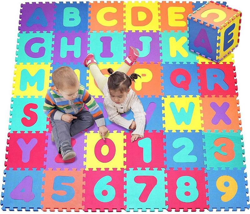 rozik Best Buy Non-Toxic EVA MATS Puzzle for Kids Interlocking Learning Puzzle  (36 Pieces)