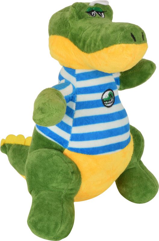Deals India Hot stuffed toy cute vertical crocodile wearing clothes custom plush toy (30 cm) - 35 cm  (Multicolor)