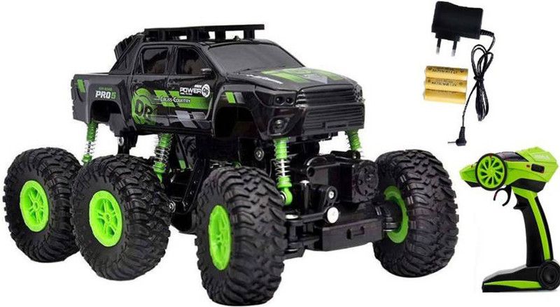 TinyTales Wheel Rock Car Remote Control  (Green)