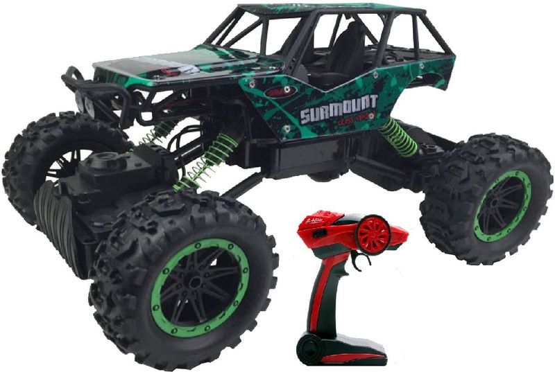 HALO NATION Rock Crawler Full Scale 4WD 2.4 Ghz 4x4 Climber Rally Car  (Green)