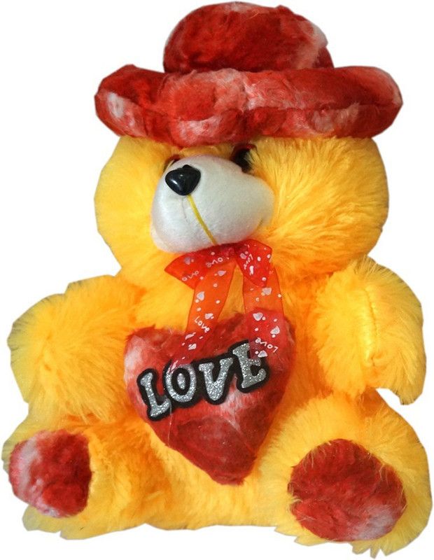 Muren 10 Inches (02) Teddy Bear colour Yellow - 10 inch  (Yellow)