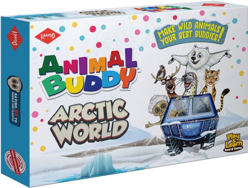 Kaadoo Animal Buddy - Artic World - Safari Educational Board Games Board Game