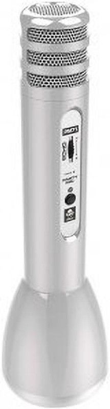 I Dance Party Mic PM71 Silver Bluetooth Microphone  (Silver)