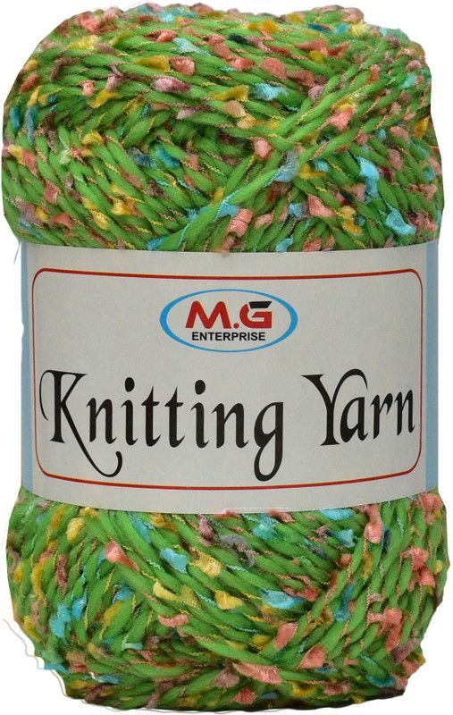 Simi Enterprise Yarn Mala Ball Apple Green 300 gms Wool Hank Hand knitting wool- Art-ADCG