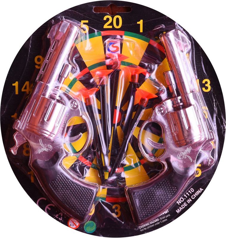 KANCHAN TOYS Police Force Gun Set Guns & Darts  (Silver, Black, Multicolor)