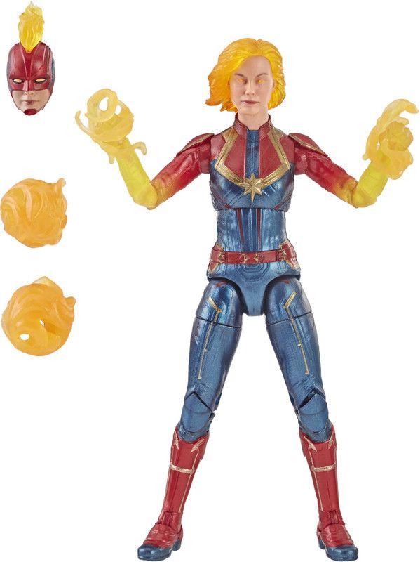 Avengers Legends Series Movie 6-inch Captain-Marvel (Binary Form) Figure  (Multicolor)