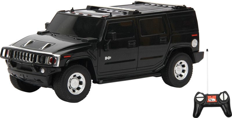Toyhouse 1:24 Hummer Suv Rechargeable Rc Carb  (Black)