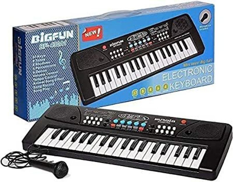 Sonpal 37 Key Piano Keyboard Toy with Dc Power Option, Recording and Mic for Kids  (Multicolor)