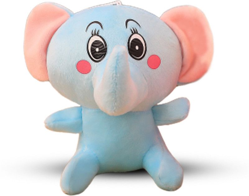 Tinytot ST40 High Quality Non-Toxic Hugable cute Elephant stuff Animal Teddy Bear Soft Toys for Kids / Gift - 7 inch  (Multicolor)