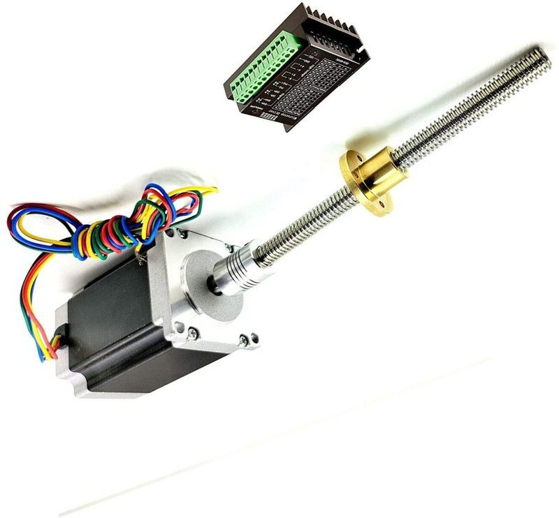 INVENTO 1pc TB6600+Nema 23 25 Kg-cmMotor+ Flexi coupling +500mm 10mm T10TR10 2mm Screw Automotive Electronic Hobby Kit