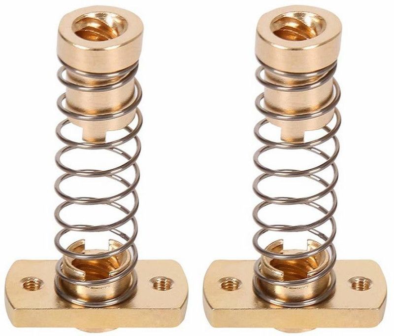 Auslese Robotics Z axis T8 Anti-backlash Spring Loaded Nut For 8mm Threaded Rod Lead Screw (2PC) Automotive Electronic Hobby Kit