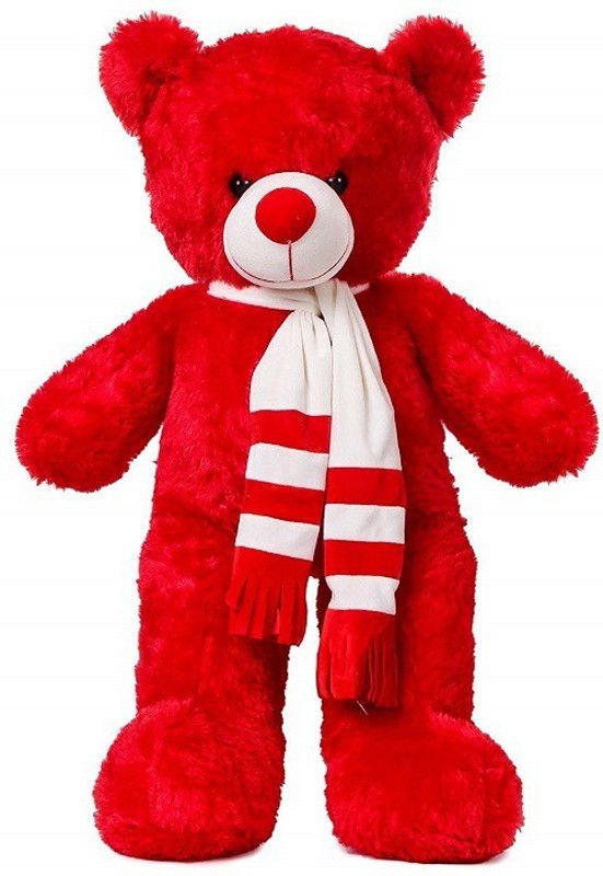 ZOOMINO Red Color teddy Bear 80 Cm - 80 cm  (Beige)