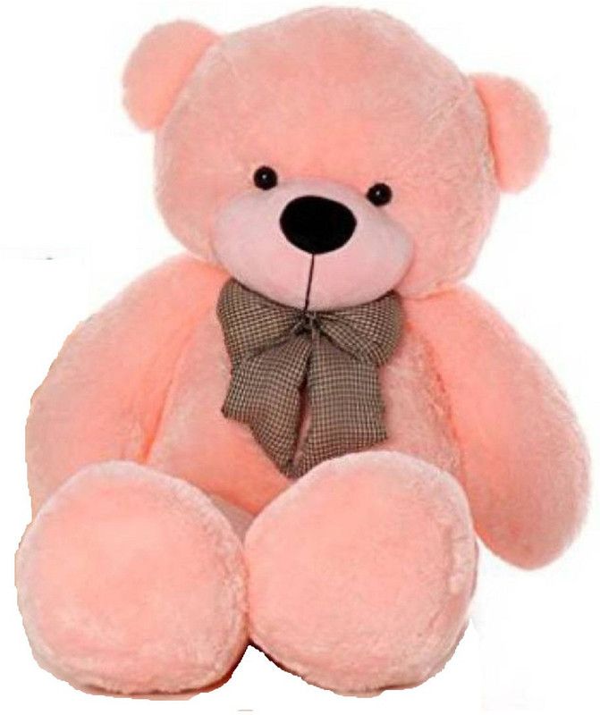ToyHub 4 Feet Teddy Bear For Gift Pink Color - 122 cm  (Pink)