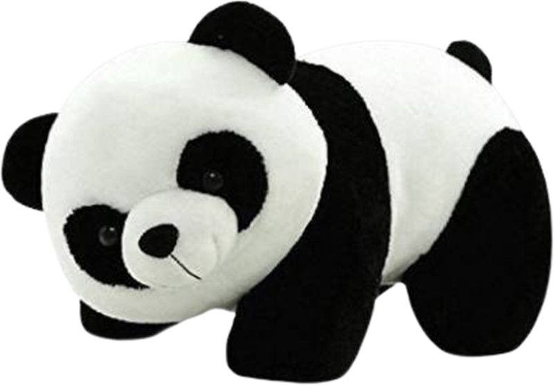 Toyhaven Adorable and pretty BLACK & WHITE PANDA stuffed animal toy / plush toys for kids, birthdays, gifting/ Christmas and Valentine's special - 25 cm  (White, Black)