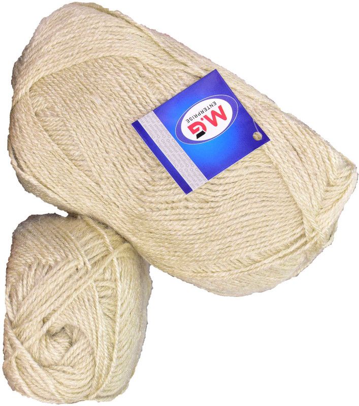 KNIT KING Rosemary Light Skin (200 gm) Wool Ball Hand knitting wool / Art Craft soft fingering crochet hook yarn, needle knitting yarn thread dyed