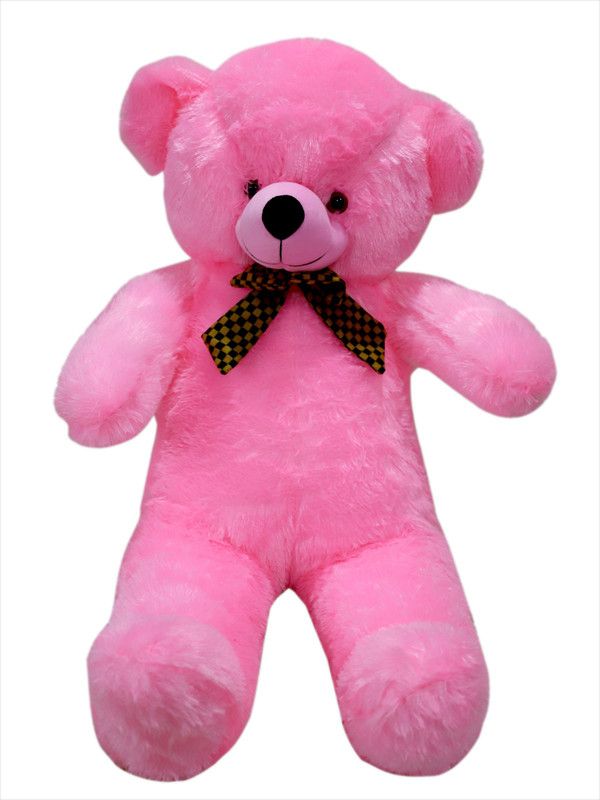 PHOTOHUB 5 feet long soft huge teddy bear PINK (best for surprise gift) - 143.8 cm (PINK) - 143.8 cm (PINK) - 143.8 cm  (Pink)