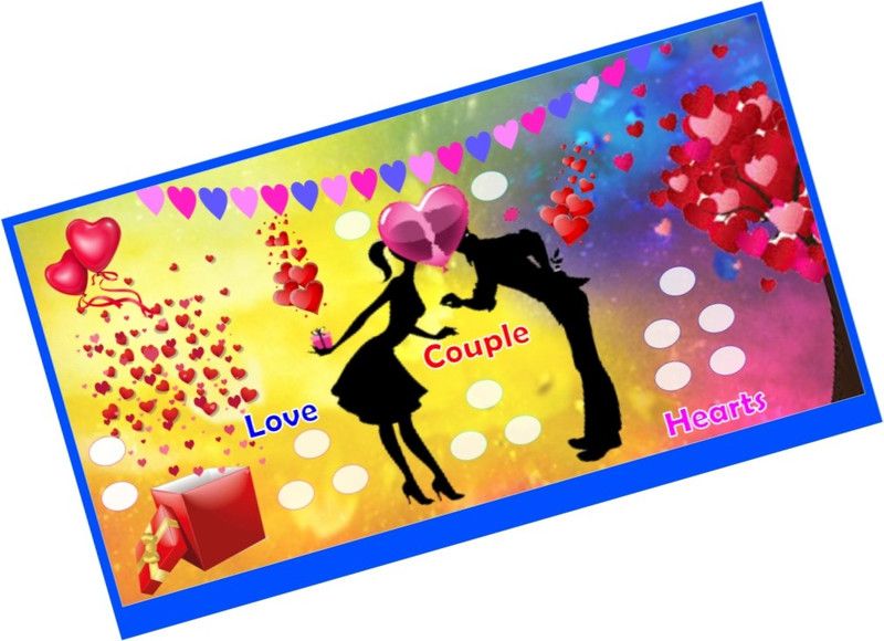 PartyStuff Romance kukuba 4 - Designer Kukuba in Tambola Housie Tickets (24 Cards) Party & Fun Games Board Game