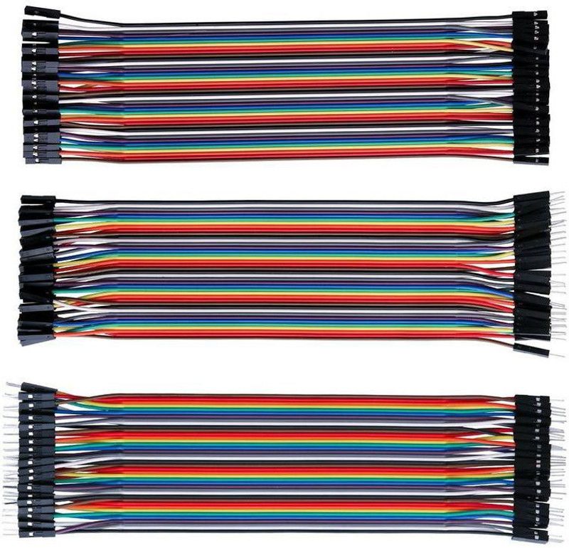 Fedus Jumper Wires Male to Male male t Micro Controller Board Electronic Hobby Kit