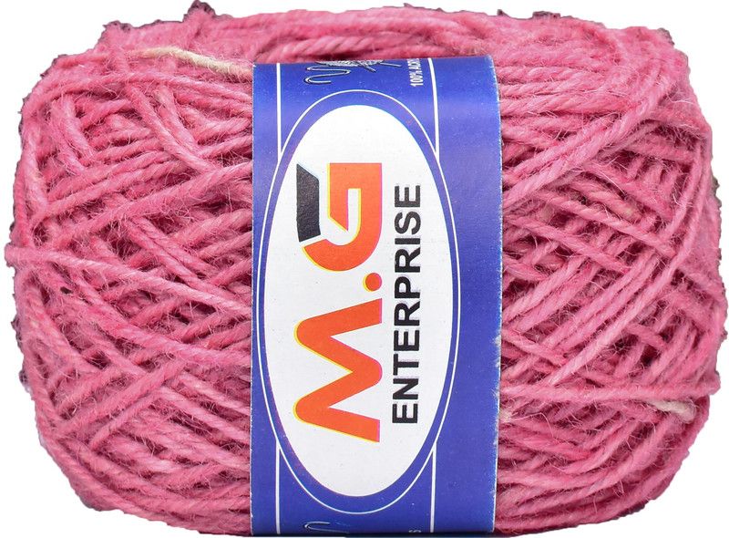 Simi Enterprise M.G ENTERPRISE 3 Ply/Twisted Macrame Jute Cord/Dori Thread (200 Meters, 3mm) for Macrame DIY, Craft Work,Plant Hanger Ropes etc- B SM-CC