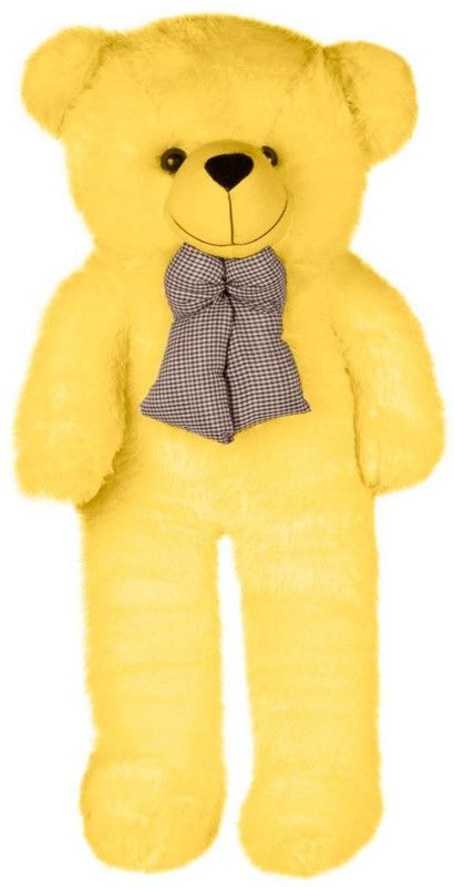 UrbanStar Cool and Smart Teddy Bear (Yellow) For Birthday Gift/ Gift for your love - 120 cm  (Yellow)