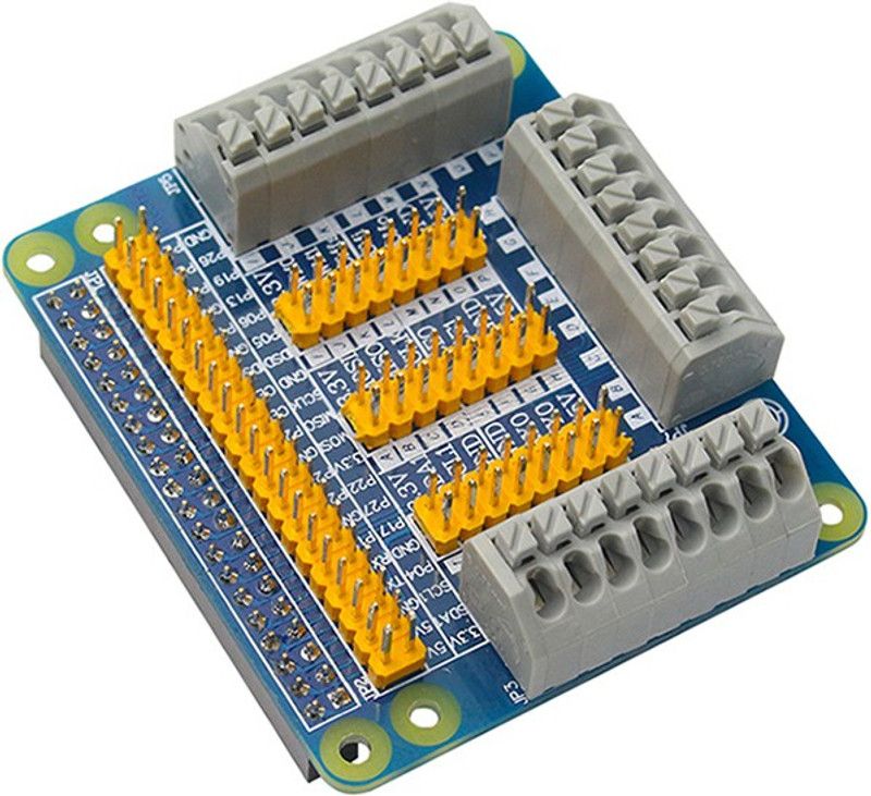 Prime Intact Raspberry Pi GPIO Expansion Shield Module For Raspberry PI 2, 3,B+ Model, B Electronic Components Electronic Hobby Kit
