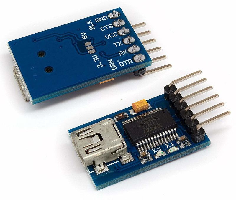 INVENTO FTDI Basic Breakout USB to TTL 5V Module FT232RL USB MWC for Arduino Micro Controller Board Electronic Hobby Kit