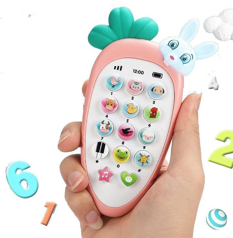 AEXONIZ TOYS Phone Toys for Kids,Musical Smart Animal Sound Light with 20 Songs & Key Switch  (Multicolor)
