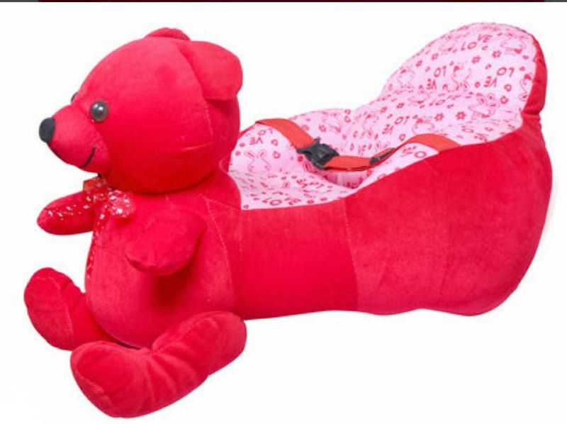 MHK RED TEDDY BELT SITTER - 10 cm  (Red)