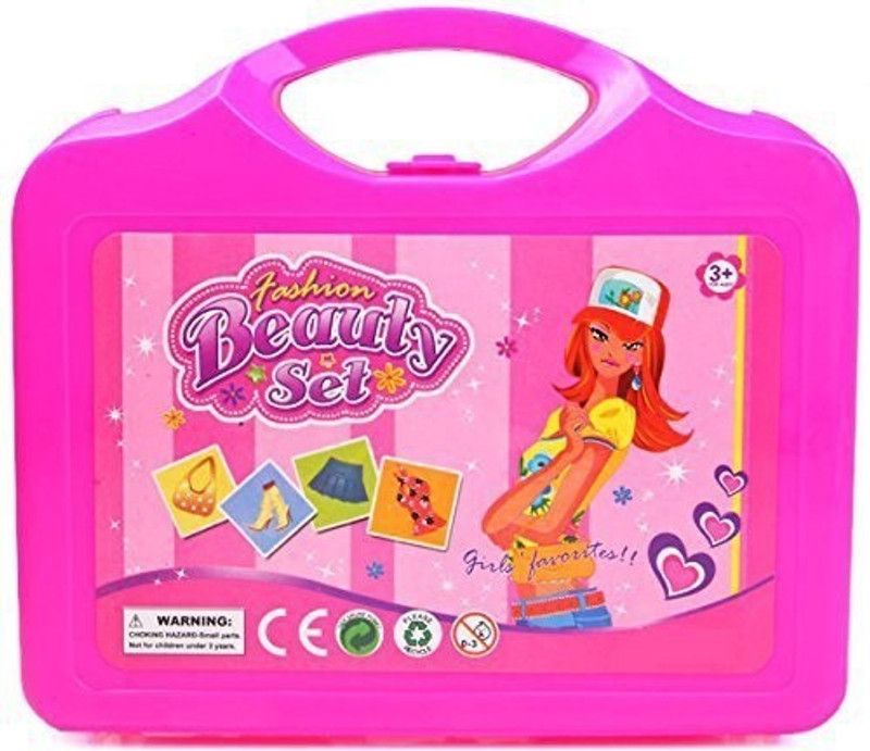 GENEXTONLINE Beauty Makeup Set for Girls, Pink
