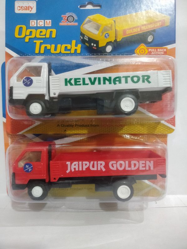 centy D C M OPEN TRUCK COMBO (WHITE,RED) LENGTH : 15.3CM  (White, Red)