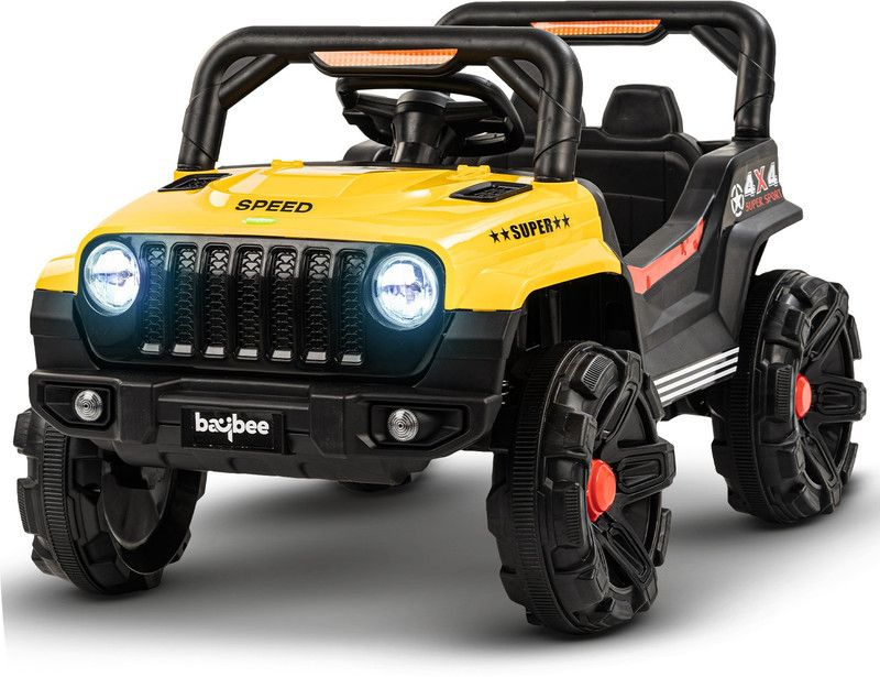 baybee Jeep Battery Operated Ride On  (Yellow)