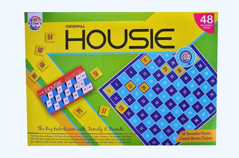 SWARUP ORIGNAL HOUSIE [WITH 48 REUSABLE TICKETS] Party & Fun Games Board Game