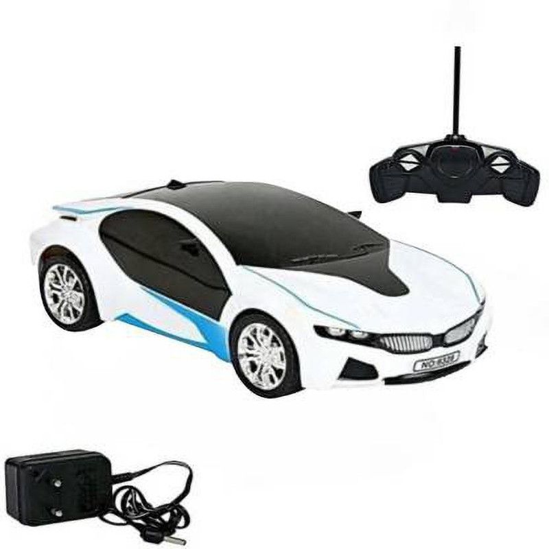 LooknlveSports Remote Control Famous Car I8 Electric Chargeable 3D Lightning (Multicolor)  (Multicolor)