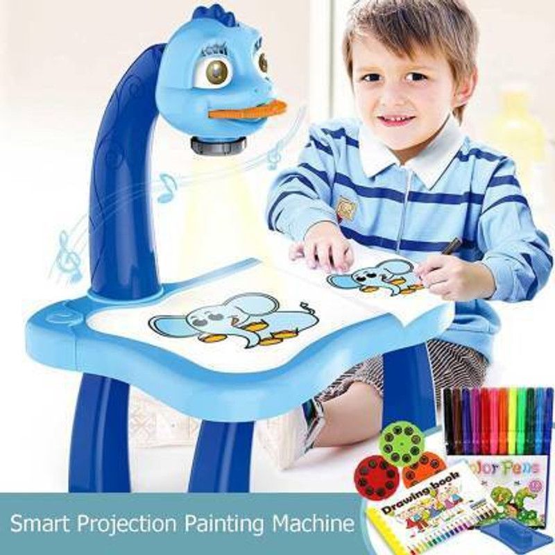 LIBRA Drawing Projector for Kids with Light ,Childrens Projection Painting Set,Trace and Draw Projector Table for Toddler Girls & Boys, Child for Toddler Paint Learning Toys  (Multicolor)