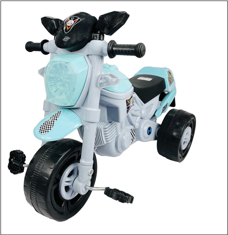 EVOSHINE Mini Scooter Toys for Kids with pedal Vehicles Toddlers Baby Boys Girl Car Toy SCOOTER REBEL BLUE 01 Tricycle  (Blue)