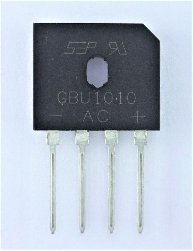 VASP Electronics GBU1010 Bridge Rectifier 10a 1000v - Pack of 2 Electronic Components Electronic Hobby Kit