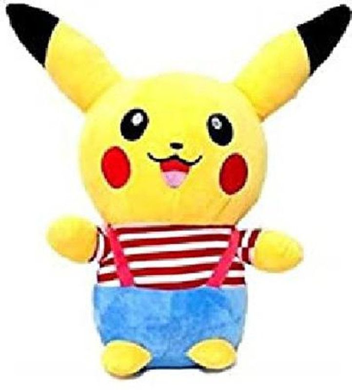 Liquortees Dress Pikachu Stuffed Soft Toy for Kids Multicolor - 25 cm  (Multicolor)