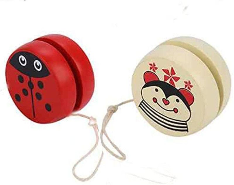 prisma collection Speed Wooden YoYo Spinner Toy for Kids Multicolor  (Multicolor)