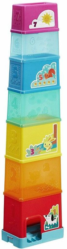PLAYSKOOL Build N Roll Stacking Tower  (Multicolor)