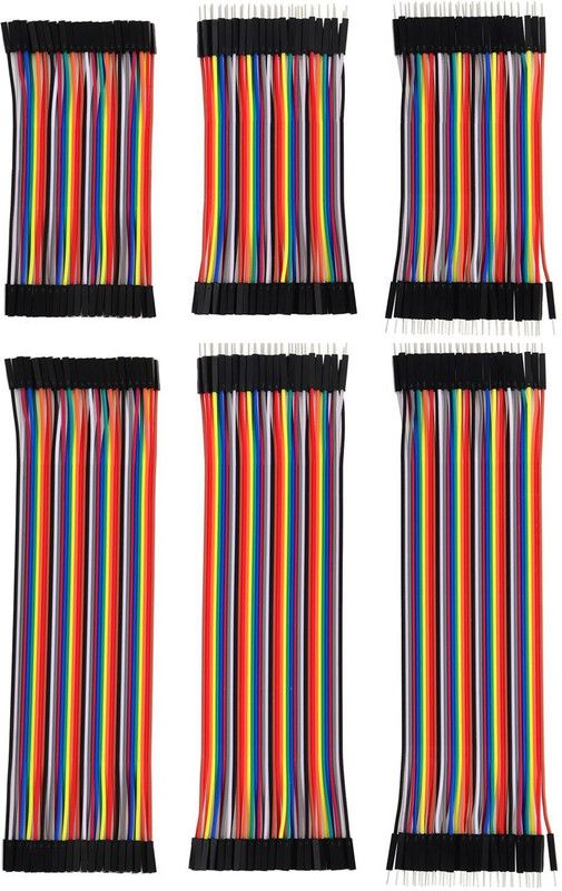 REES52 Breadboard Jumper Wires Ribbon Cables Kit Interconnect Electronic Hobby Kit