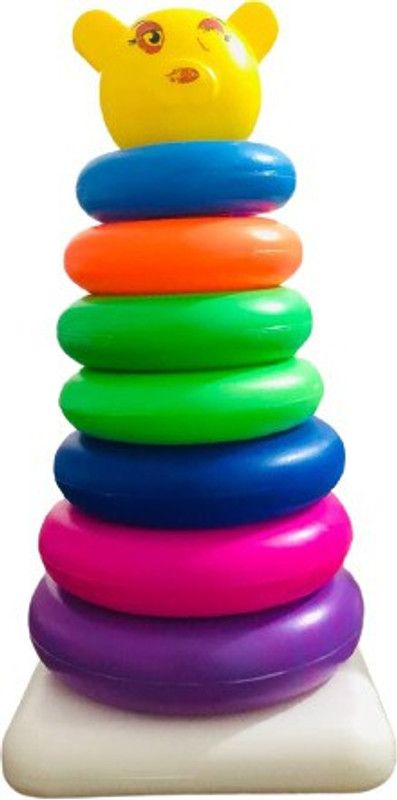 VRUX Stacking Ring Toys for Kids, (Multicolor)  (Multicolor)