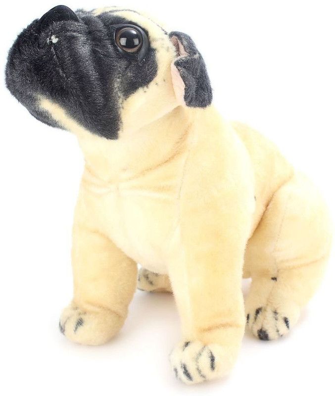 TOYLAND Pug_25 - 25 cm  (Brown)