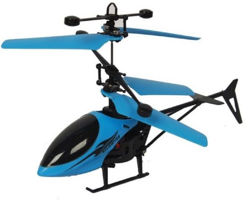 HALO NATION Flying Hand Sensor Mini Helicopter for kids Blue  (Blue)