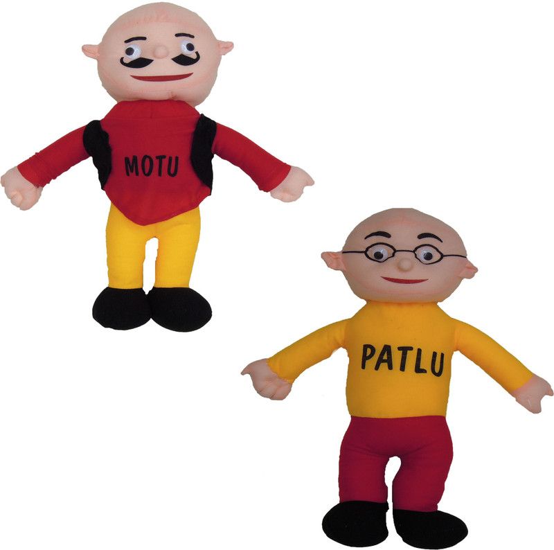 OM motu & patlu - 15 cm  (Multicolor)
