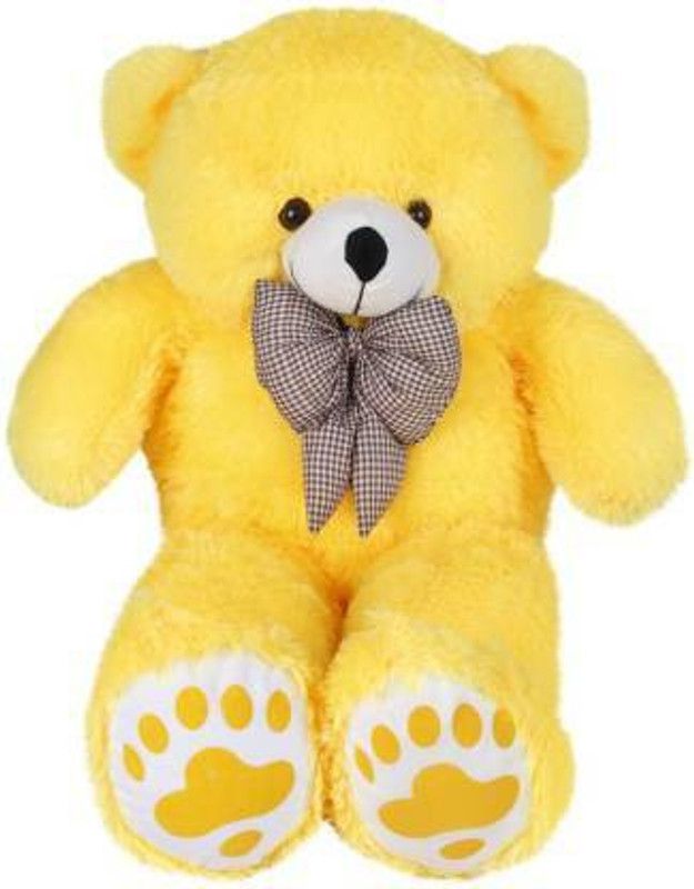 Urban Gold lovely 4 feet yellow teddy bear gift for your love - 120 cm  (Yellow)