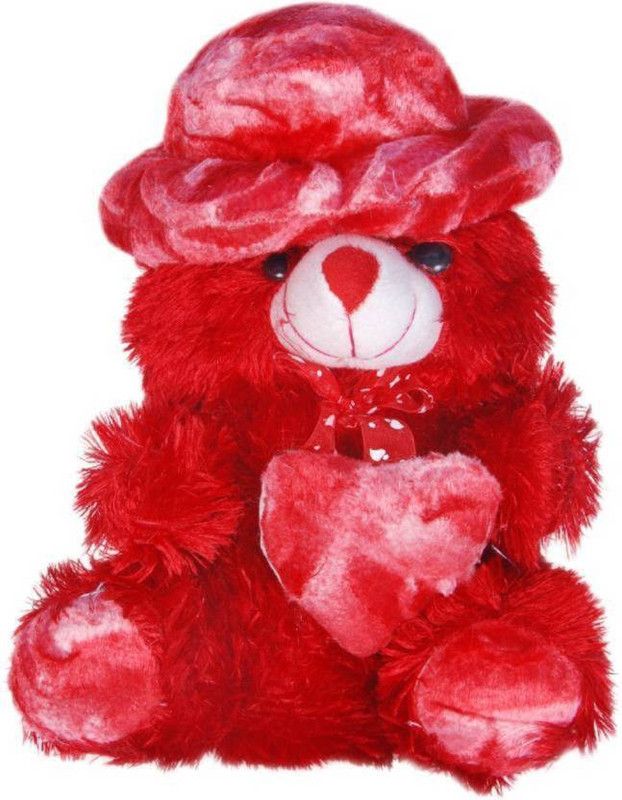 Touch for you 1.5 Feet Cap Teddy Bear Soft Stuffed Plush Toy Valentine & Birthday Gift - 40.10 Cm - 40.1 cm  (Multicolor)