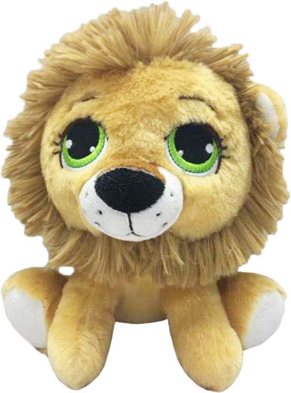 My Baby Excels Baby Lion Plush with Big Eyes - Brown 19 cm - 19 cm  (Brown)
