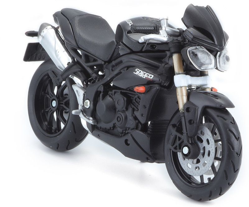 Bburago Die-Cast 1:18 Scale Triumph Speed Triple 2011 Motorcycle  (Black, Pack of: 1)